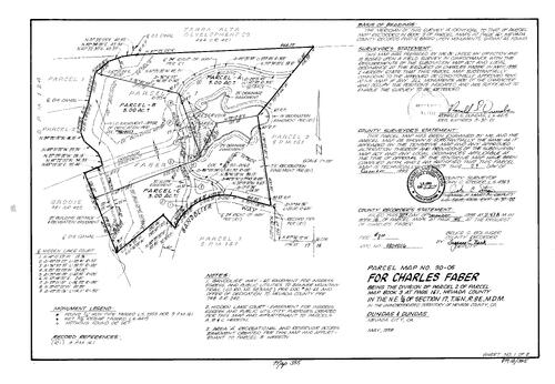 Click to see Parcel Map Book 18, pg. 395 (1998) of Nevada County Recorders Parcel Maps Book 18