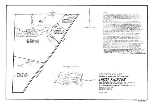 Click to see Parcel Map Book 18, pg. 396 (1998) of Nevada County Recorders Parcel Maps Book 18