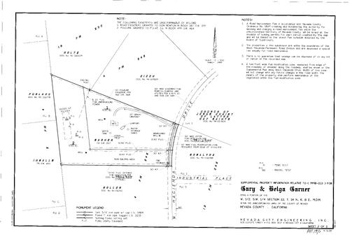 Click to see Parcel Map Book 19, pg. 1 (1999) of Nevada County Recorders Parcel Maps Book 19