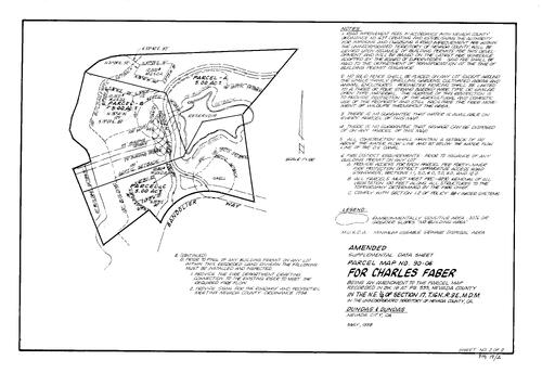 Click to see Parcel Map Book 19, pg. 2 (1999) of Nevada County Recorders Parcel Maps Book 19