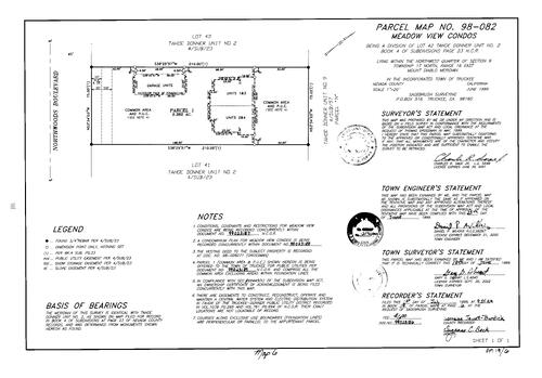 Click to see Parcel Map Book 19, pg. 6 (1999) of Nevada County Recorders Parcel Maps Book 19