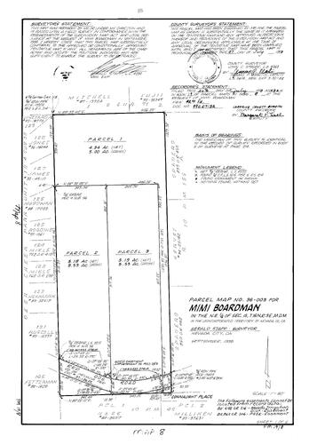 Click to see Parcel Map Book 19, pg. 8 (1999) of Nevada County Recorders Parcel Maps Book 19
