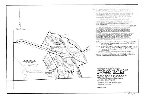 Click to see Parcel Map Book 19, pg. 12 (1999) of Nevada County Recorders Parcel Maps Book 19