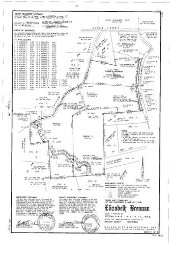Click to see Parcel Map Book 19, pg. 14 (1999) of Nevada County Recorders Parcel Maps Book 19
