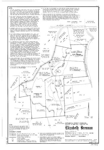 Click to see Parcel Map Book 19, pg. 14 (1999) of Nevada County Recorders Parcel Maps Book 19
