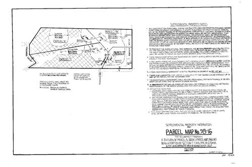 Click to see Parcel Map Book 19, pg. 22 (1999) of Nevada County Recorders Parcel Maps Book 19
