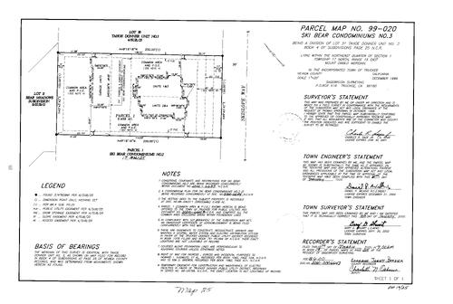 Click to see Parcel Map Book 19, pg. 25 (2000) of Nevada County Recorders Parcel Maps Book 19