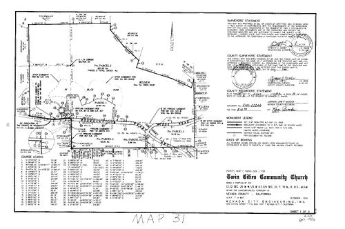 Click to see Parcel Map Book 19, pg. 31 of Nevada County Recorders Parcel Maps Book 19