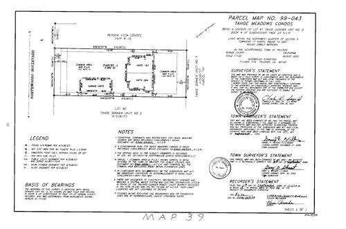 Click to see Parcel Map Book 19, pg. 39 of Nevada County Recorders Parcel Maps Book 19