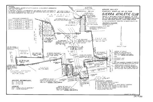 Click to see Parcel Map Book 19, pg. 44 of Nevada County Recorders Parcel Maps Book 19