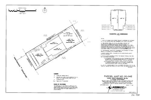 Click to see Parcel Map Book 19, pg. 45 of Nevada County Recorders Parcel Maps Book 19