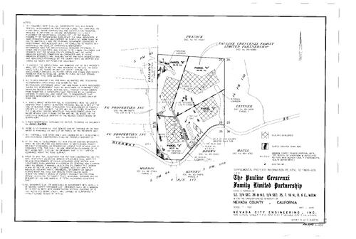 Click to see Parcel Map Book 19, pg. 48 of Nevada County Recorders Parcel Maps Book 19