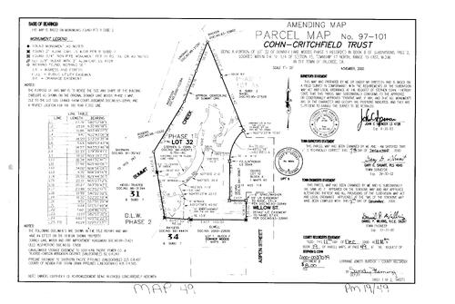 Click to see Parcel Map Book 19, pg. 49 of Nevada County Recorders Parcel Maps Book 19