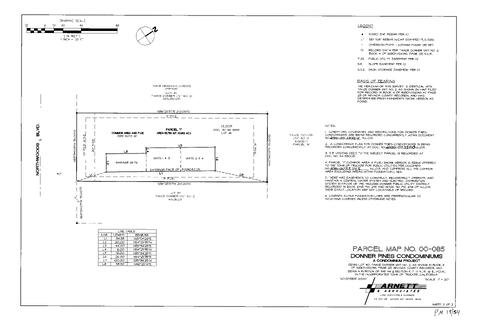 Click to see Parcel Map Book 19, pg. 54 (2000) of Nevada County Recorders Parcel Maps Book 19