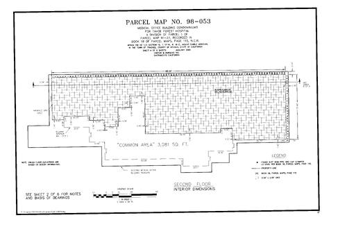 Click to see Parcel Map Book 19, pg. 57 (2001) of Nevada County Recorders Parcel Maps Book 19