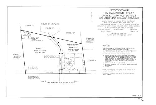 Click to see Parcel Map Book 19, pg. 61 (2001) of Nevada County Recorders Parcel Maps Book 19