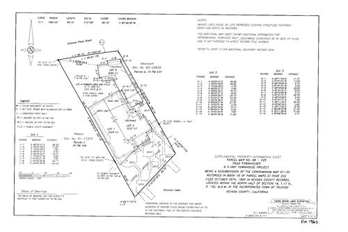 Click to see Parcel Map Book 19, pg. 63 (2001) of Nevada County Recorders Parcel Maps Book 19