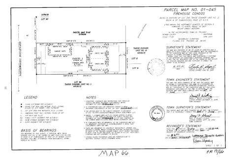 Click to see Parcel Map Book 19, pg. 66 (2001) of Nevada County Recorders Parcel Maps Book 19