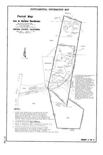 Click to see Parcel Map Book 19, pg. 68 (2001) of Nevada County Recorders Parcel Maps Book 19