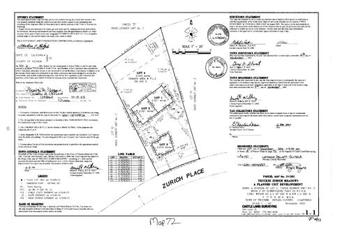 Click to see Parcel Map Book 19, pg. 72 (2001) of Nevada County Recorders Parcel Maps Book 19