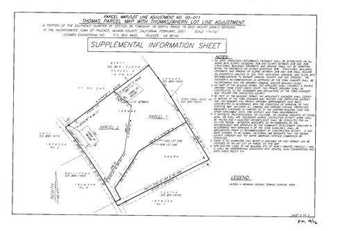 Click to see Parcel Map Book 19, pg. 76 (2001) of Nevada County Recorders Parcel Maps Book 19