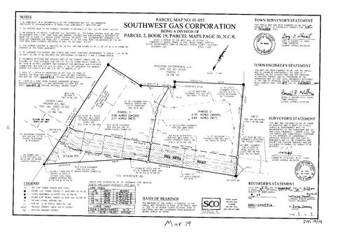 Click to see Parcel Map Book 19, pg. 79 (2001) of Nevada County Recorders Parcel Maps Book 19