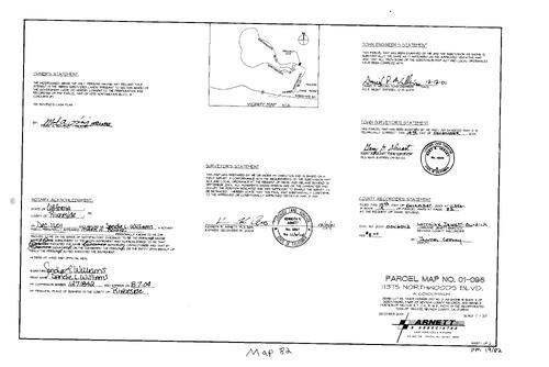 Click to see Parcel Map Book 19, pg. 82 (2001) of Nevada County Recorders Parcel Maps Book 19