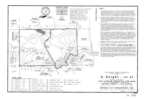 Click to see Parcel Map Book 19, pg. 84 (2001) of Nevada County Recorders Parcel Maps Book 19