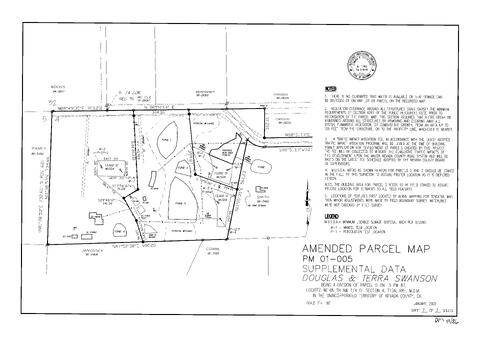 Click to see Parcel Map Book 19, pg. 86 (2002) of Nevada County Recorders Parcel Maps Book 19