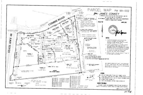Click to see Parcel Map Book 19, pg. 88 (2002) of Nevada County Recorders Parcel Maps Book 19