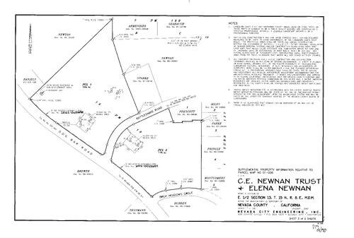 Click to see Parcel Map Book 19, pg. 90 (2002) of Nevada County Recorders Parcel Maps Book 19