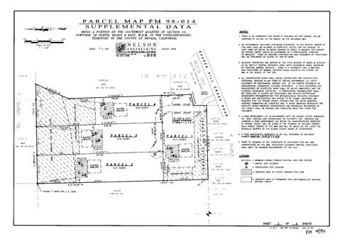 Click to see Parcel Map Book 19, pg. 94 (2002) of Nevada County Recorders Parcel Maps Book 19