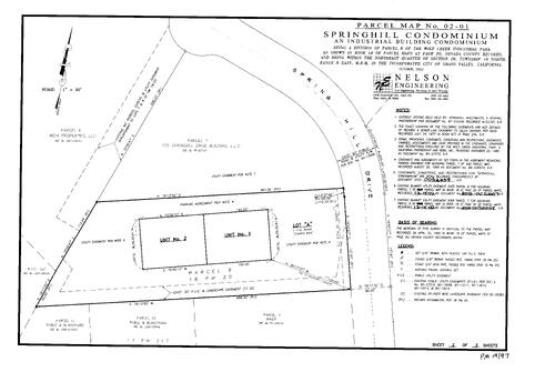 Click to see Parcel Map Book 19, pg. 97 (2002) of Nevada County Recorders Parcel Maps Book 19