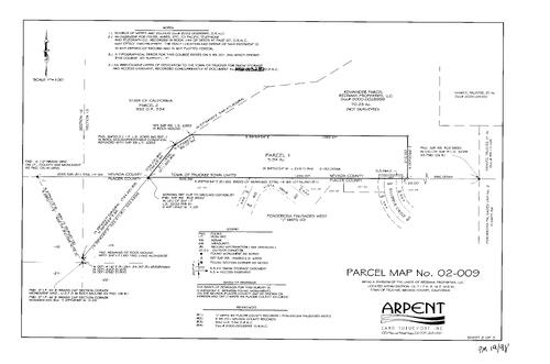 Click to see Parcel Map Book 19, pg. 98 (2002) of Nevada County Recorders Parcel Maps Book 19