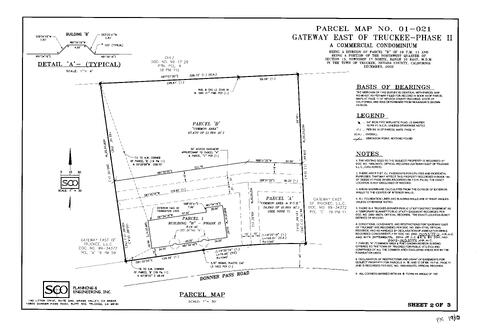 Click to see Parcel Map Book 19, pg. 101 (2002) of Nevada County Recorders Parcel Maps Book 19