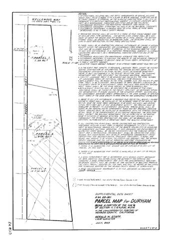 Click to see Parcel Map Book 19, pg. 113 (2003) of Nevada County Recorders Parcel Maps Book 19