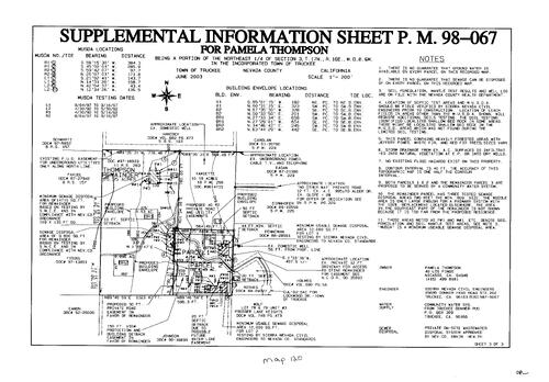Click to see Parcel Map Book 19, pg. 120 (2004) of Nevada County Recorders Parcel Maps Book 19