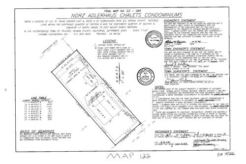 Click to see Parcel Map Book 19, pg. 122 (2004) of Nevada County Recorders Parcel Maps Book 19