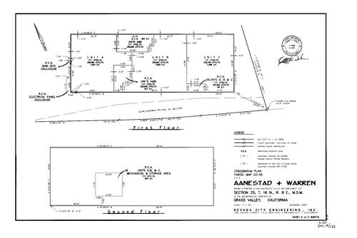 Click to see Parcel Map Book 19, pg. 125 (2004) of Nevada County Recorders Parcel Maps Book 19
