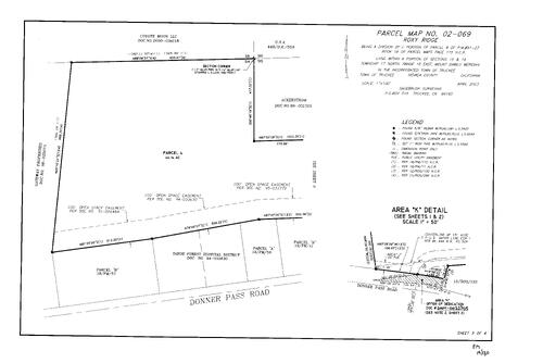 Click to see Parcel Map Book 19, pg. 130 (2004) of Nevada County Recorders Parcel Maps Book 19