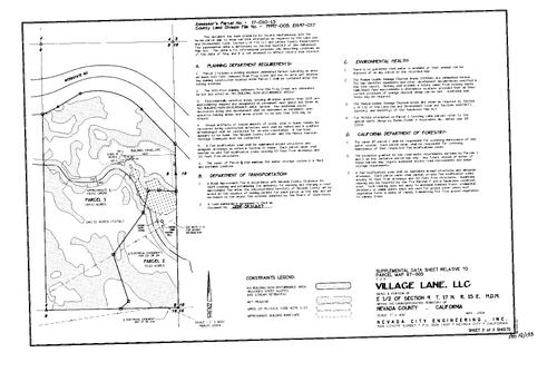 Click to see Parcel Map Book 19, pg. 133 (2004) of Nevada County Recorders Parcel Maps Book 19