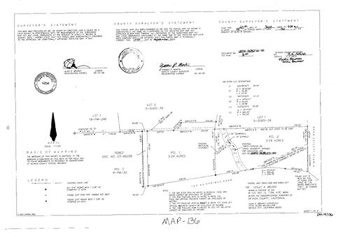 Click to see Parcel Map Book 19, pg. 136 (2004) of Nevada County Recorders Parcel Maps Book 19
