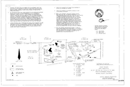 Click to see Parcel Map Book 19, pg. 136 (2004) of Nevada County Recorders Parcel Maps Book 19