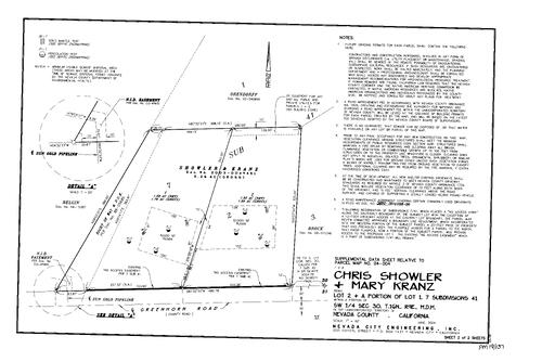 Click to see Parcel Map Book 19, pg. 137 (2004) of Nevada County Recorders Parcel Maps Book 19