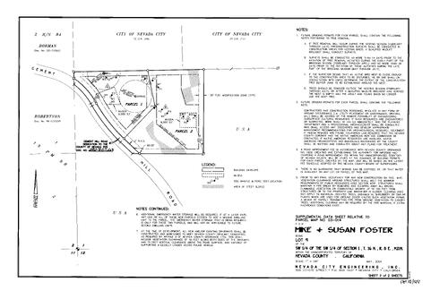 Click to see Parcel Map Book 19, pg. 144 (2004) of Nevada County Recorders Parcel Maps Book 19
