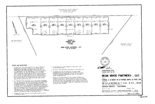 Click to see Parcel Map Book 19, pg. 145 (2004) of Nevada County Recorders Parcel Maps Book 19