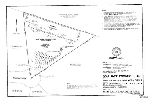 Click to see Parcel Map Book 19, pg. 145 (2004) of Nevada County Recorders Parcel Maps Book 19