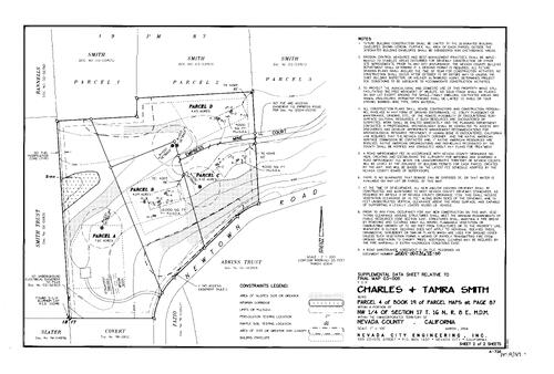Click to see Parcel Map Book 19, pg. 147 (2004) of Nevada County Recorders Parcel Maps Book 19