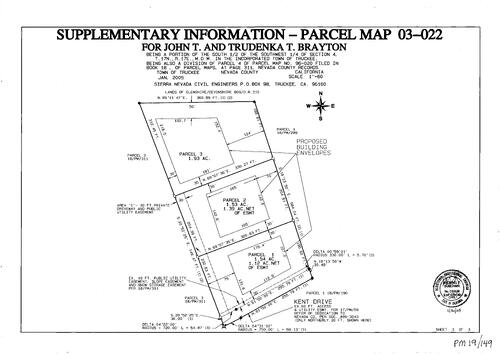 Click to see Parcel Map Book 19, pg. 149 (2005) of Nevada County Recorders Parcel Maps Book 19