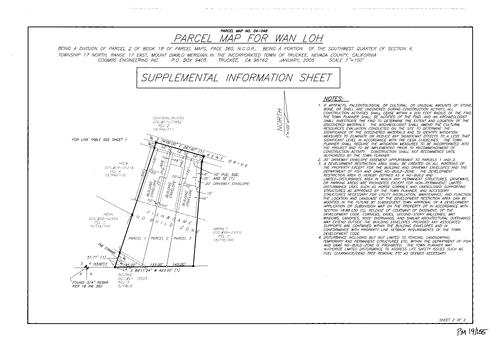 Click to see Parcel Map Book 19, pg. 155 (2005) of Nevada County Recorders Parcel Maps Book 19